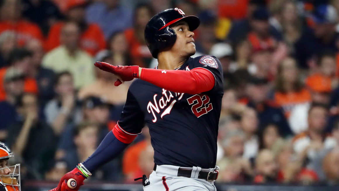 Juan Soto in Elite Company After Home Run in First World Series