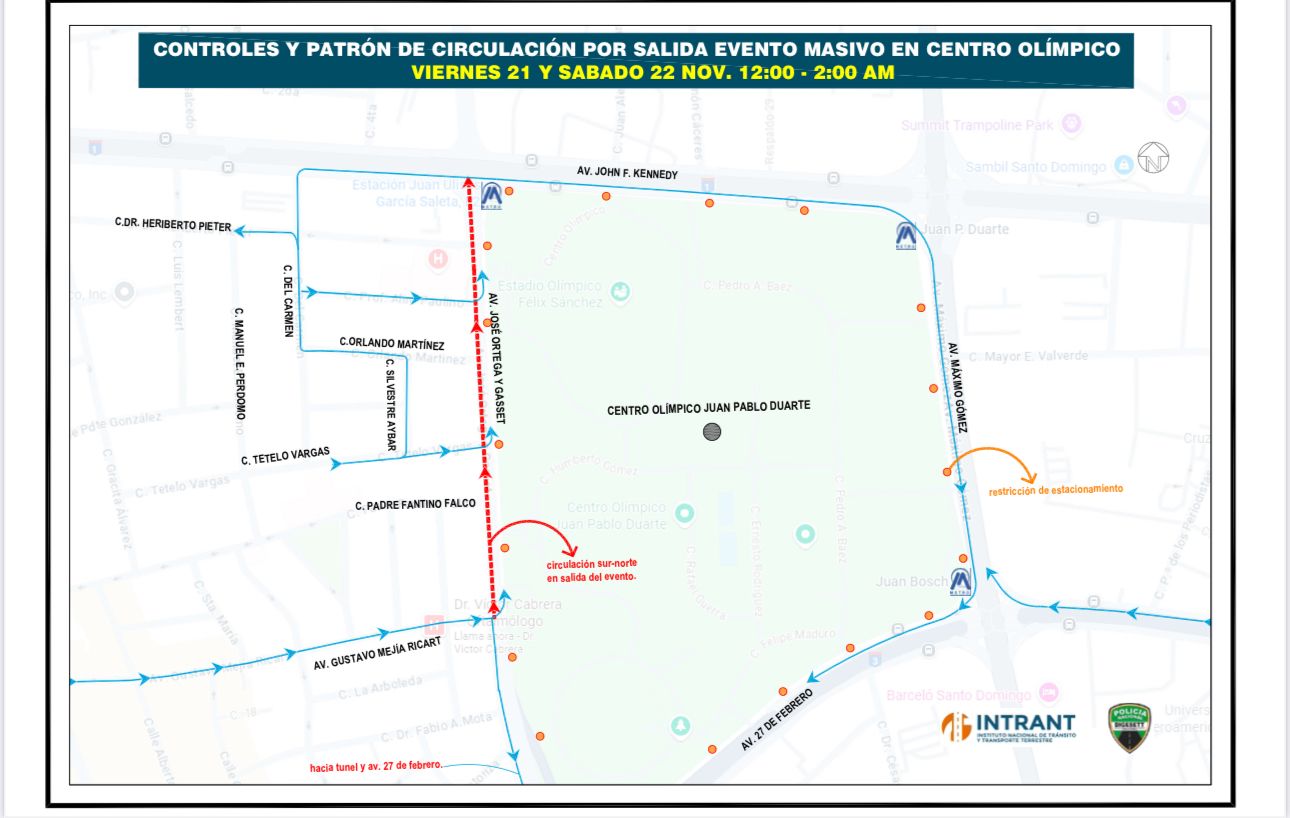 INTRANT issues traffic plan for Bad Bunny’s concerts