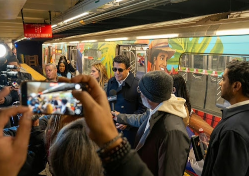Minister Collado launches new promotional route on New York’s A Line