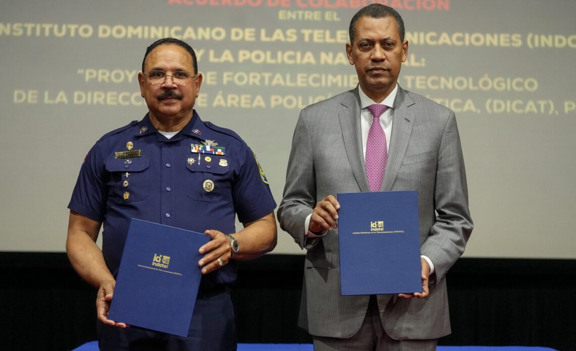 Indotel and Police sign agreement to upgrade cyber police capabilities