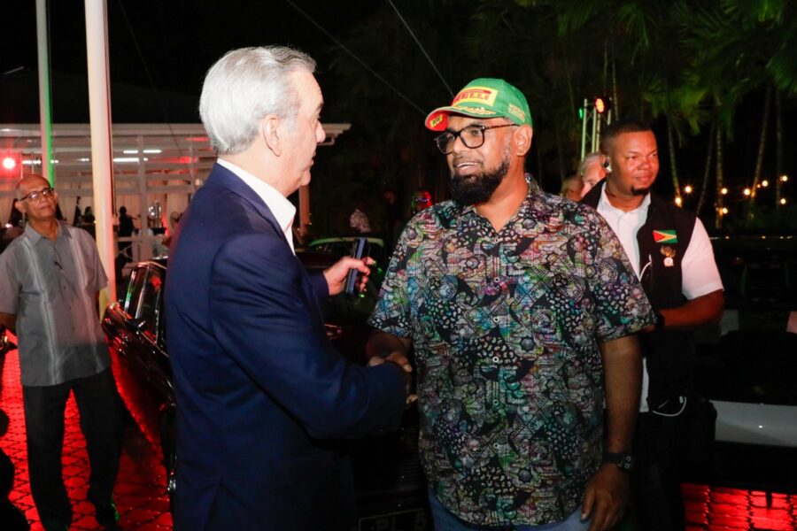 Abinader arrives in Guyana to sign new cooperation agreements with President Ali