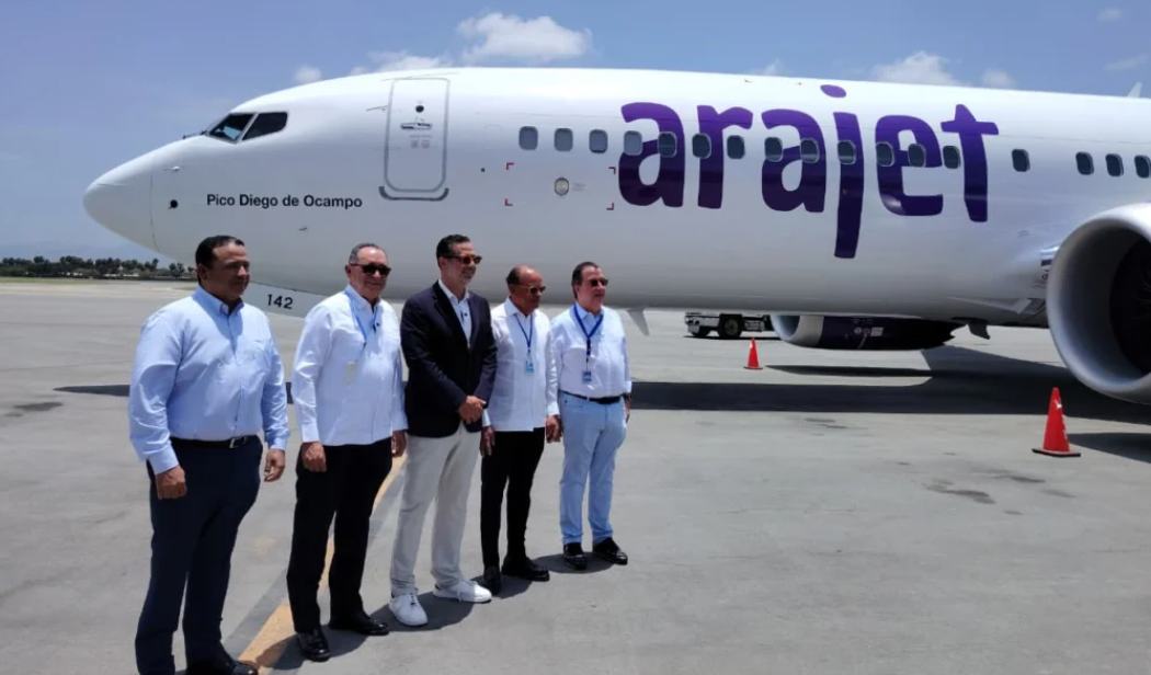 Arajet receives 16th aircraft, named ‘Pico Diego de Ocampo’