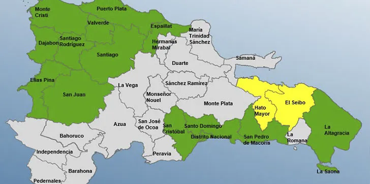 The weather is getting worse: storms and heavy downpours put the Dominican Republic on alert