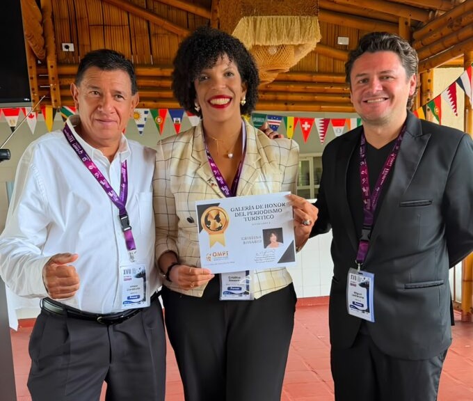 Dominican tourism journalist Cristina Rosario inducted into OMPT Hall of Honor