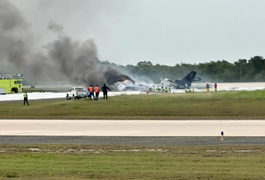 Pilot and Co-Pilot killed in aircraft crash in La Romana while en route to Texas