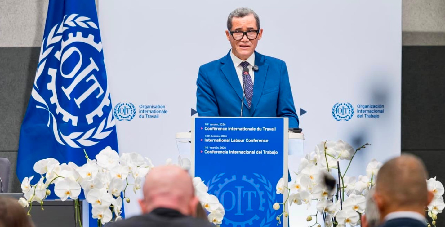 Eddy Olivares defends proposed labor reform at ILO Conference