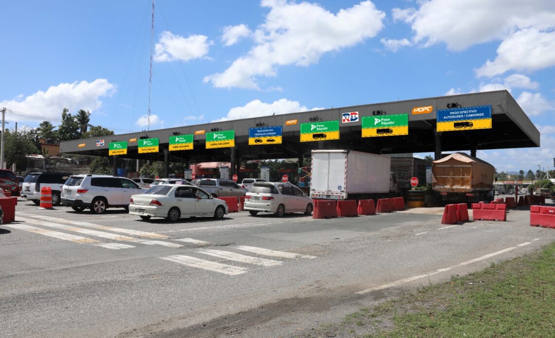 Toll revenues reach RD$5.78 billion between January and May