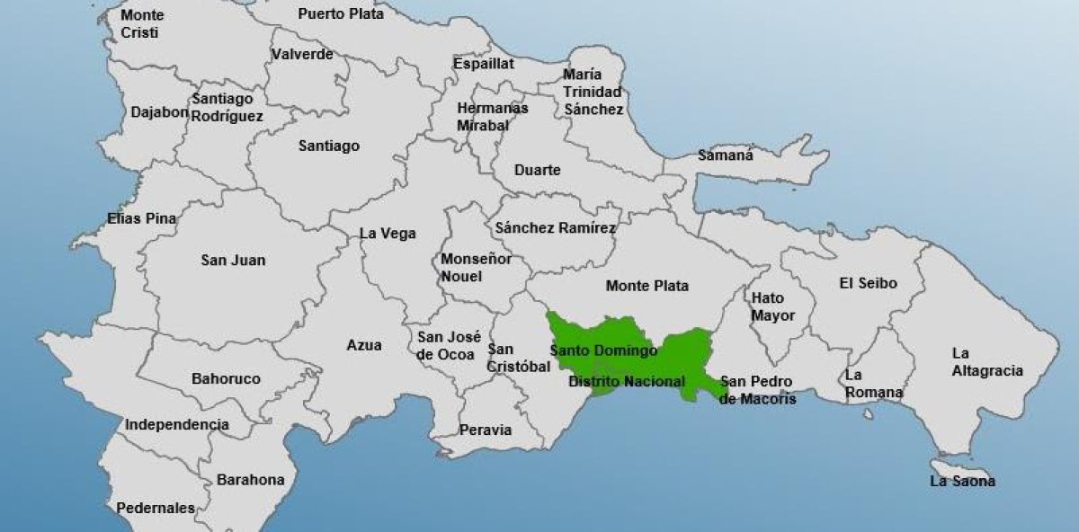 COE places Santo Domingo and National District under green alert