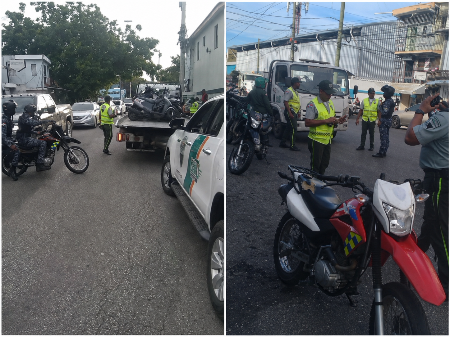 The Northern Regional Directorate of the National Police and DIGESETT are conducting preventative operations in different parts of Puerto Plata