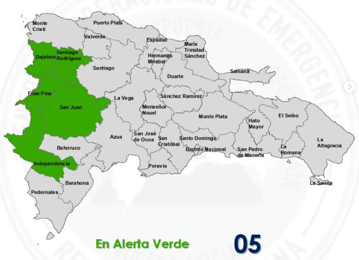 COE places five provinces under green alert over potential river flooding