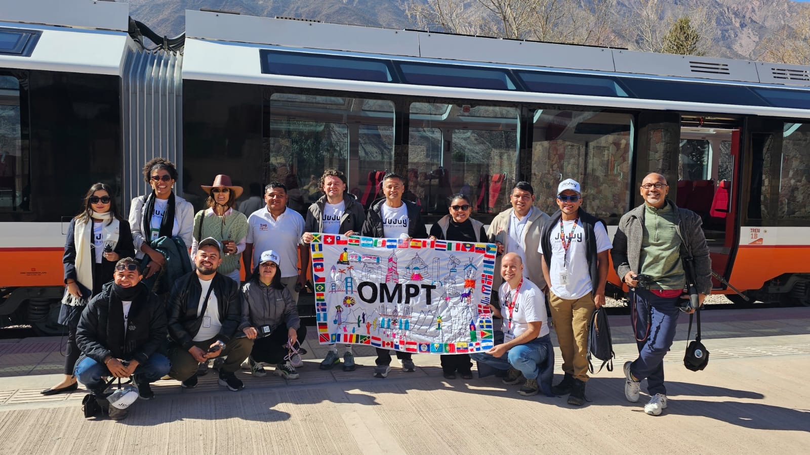 Travel journalists celebrate World Tourism Journalism Day in Maimará, Argentina