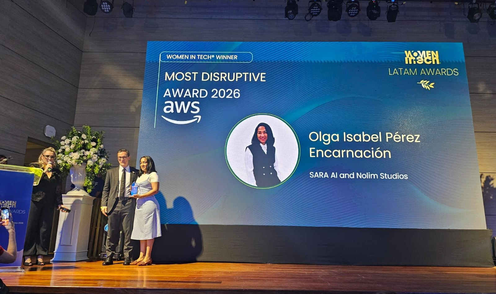 Dominican AI aviation initiative SARA wins Most Disruptive Award at Women in Tech LATAM 2026