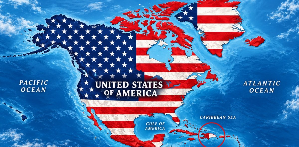 Trump posts map depicting Dominican Republic under U.S. flag