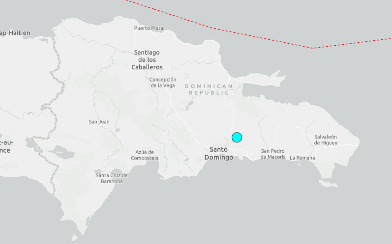 Magnitude 4.2 earthquake strikes near Bayaguana early Sunday