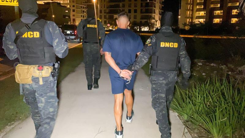 DNCD and the Spanish Civil Guard capture a suspected drug kingpin in Punta Cana