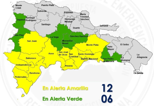 COE places 12 areas under yellow alert as heavy rain continues