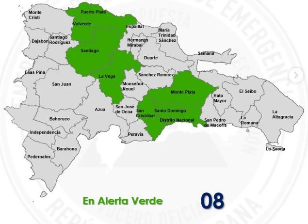 COE places 8 provinces under green alert due to rain