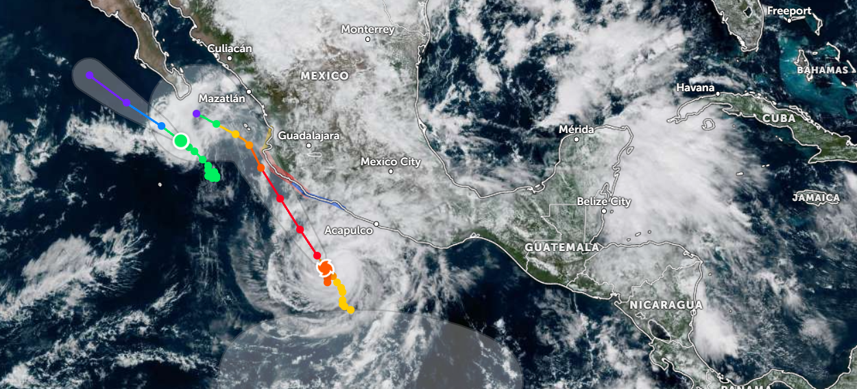 Hurricane Trudy reaches Category 3 strength off Mexico’s Pacific coast